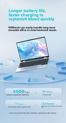 Manufacture 14 Inch Intel Celeron N5095 Notebook PC DDR4 16GB 128G OEM Home School Business Office Laptops Computer