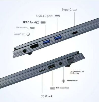 2026 New High Quality High Performance 2 in 1 Gaming Business Laptop 16 Inch IPS Eye Care SSD Intel Celeron
