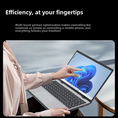 14Inch Touch Screen Yoga Intel N95 Aluminum 360 Transformer Laptop Guangdong Origin Plug Design