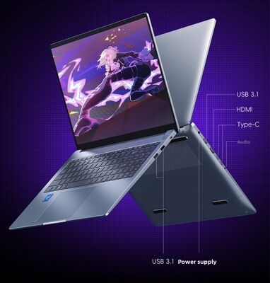 New Launch 16inch Business Gaming LaptopSSD Win11 Win10 DualOS Dual Band WiFi Camera Ultra Long Battery Life