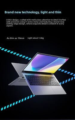 New Intel Quad Ultra7 Integrated Graphics English IPS SSD Camera Office Slim Student Laptop 15.6 Inch High Performance Gaming