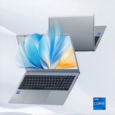 Manufacturer Hot Sell 15.6 Inch Notebook Computer with Intel Quad Core 16GB RAM 2TB SSD Fan Copper Tube Cooling for Office