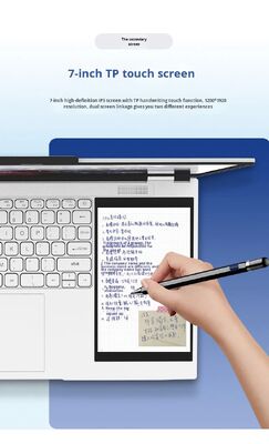 Aether Factory Wholesale Business Gaming Laptop Intel Celeron Quad Core 15.6inch 7inch  IPS Stylus Display Win10  11 SSD English