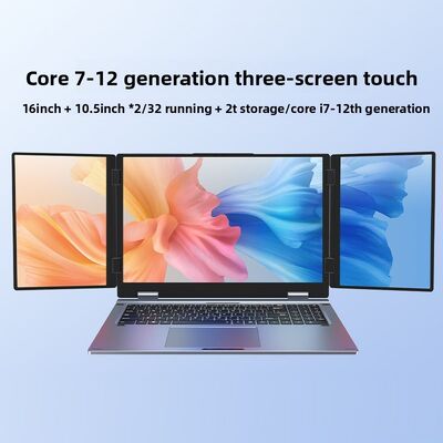 OEM Tri Screen Intel I7 Ultrabook 12 Core 16 Thread 4.7GHz 32GB DDR4 SSD Business High Performance New English