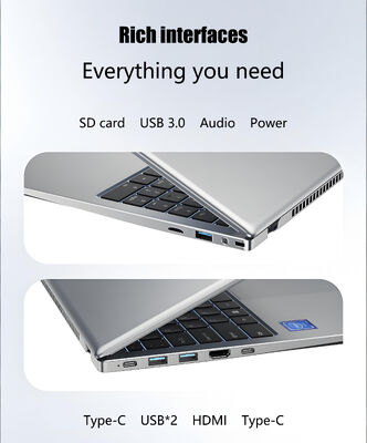 New Promotional 15.6inch Slim Portable Laptop Factory Direct English Keyboard Camera Business Home Student MultiScene Use SSD
