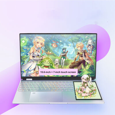 High Quality Dual Screen Laptop 15.6inch LCD Screen 7inch Touch Screen N150 Smart Handwriting 32GB RAM for Office Gaming