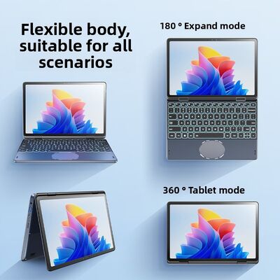 Factory New  Intel 11Inch IPS Business UltraThin Portable Notebook Windows10 11 DDR4 Narrow Bezel 360Foldable Facial Recognition