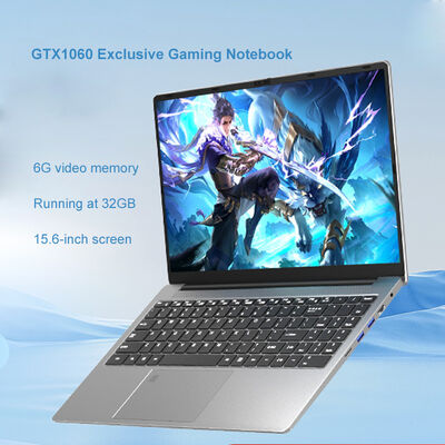 New GTX1060 6GB Intel N95 15.6 Inch IPS SSD Metal Touchscreen Customized Gaming Laptop
