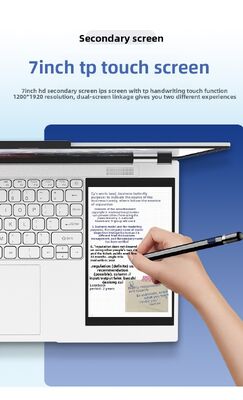 New 15.6 Inch Dual Screen Laptop Intel Celeron Quad Core Processor SSD Storage Win 11/Win 10 Dual Band WiFi  Hidden Camera DDR4