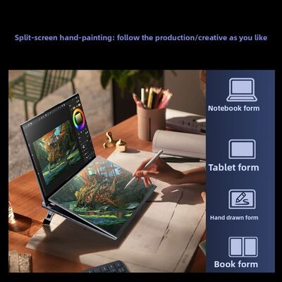 Aether 16Inch Dual 16Inch Screen 120 Flip Touch Notebook Computer Intel Core I7 1260P 12 Core 16 Threads  MX550 Dedicated GPU