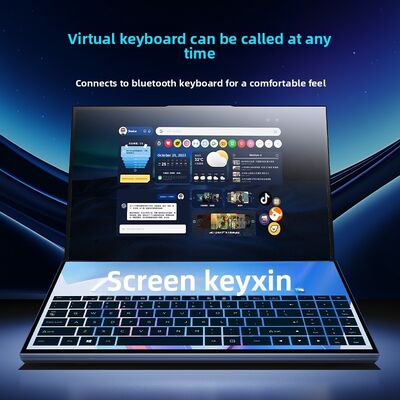 New 16Inch Dual Screen Touch Notebook Intel Core I7 1260P  12Core Business Gaming Laptop English 1TB SSD DDR4