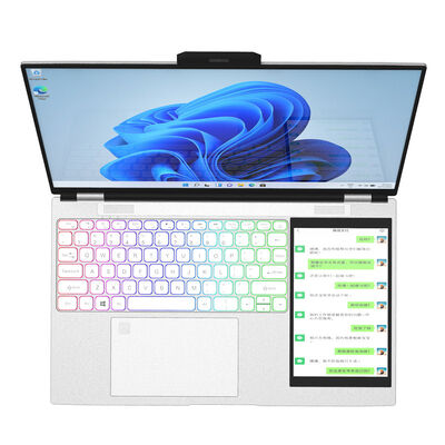 15.6  7 Inch Double Monitor Laptop Brand New 7 Inch Touchscreen IPS Quad Core Intel N95 16GB DDR4 English Windows 10 SSD