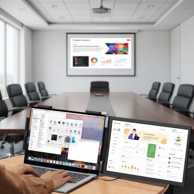 Office 14 Inch IPS Type C Laptop Extended Sub Screen for Company Meetings Video Conferences & Daily Work
