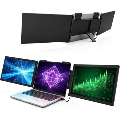 New Source Factory 14Inch Dual Screen Portable Monitor Folding Laptop Expansion Wholesale Customizable