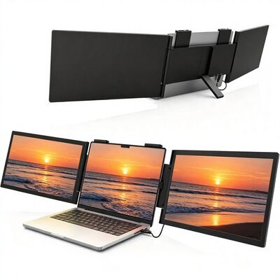 New Wholesale 14Inch Dual Portable Monitor Folding Multi Display 6ms Response Time for Laptop