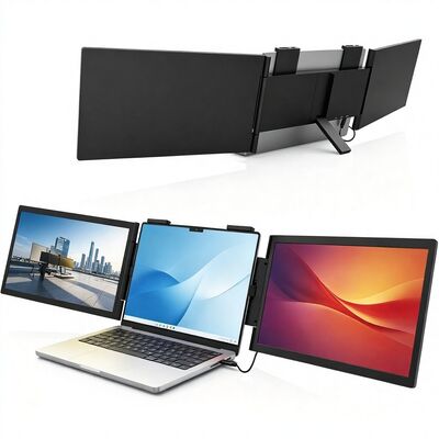 Customizable High Cost Performance 14Inch Folding Dual Screen LED Backlit Factory Direct Wholesale
