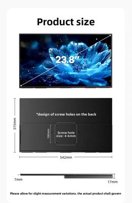 Wholesale 21.4 Inch Portable IPS Display 100Hz 6ms Latency Type-C Interface Speaker for Multi-device Use