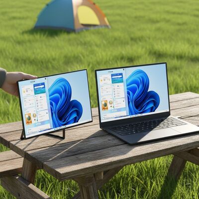 2026 New Style 6ms Fast Response 100Hz 21.4Inch IPS Portable Display Type-C Speaker for Home Office Gaming