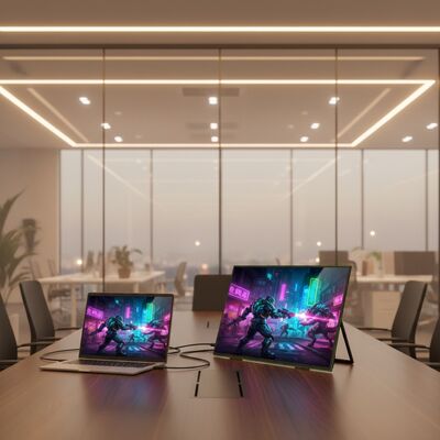 Wholesale 23.8 Inch IPS LED Portable Monitor With Monitor Stand Portable for Daily Mobile Use