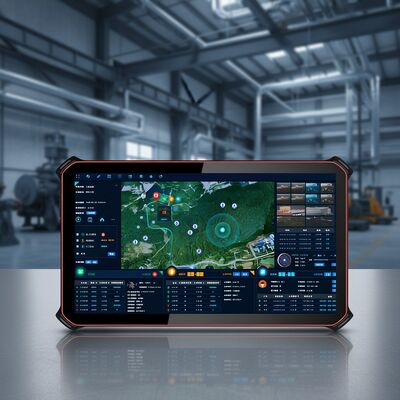 New MTK 10.1" Rugged Tablet PC with Wi-Fi IP68 Waterproof Android 14 Industrial Handheld Data Terminal