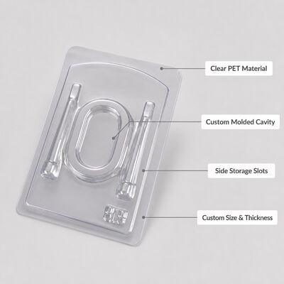 Custom Thickened PET Transparent Blister Tray  Packaging Box Inner Tray  Blister Factory Direct Supply