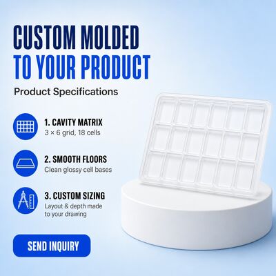 Transparent Blister Packaging Box for Chocolate Cake Pastry With Plastic Inner Tray Food Container Custom Pet Container for Food