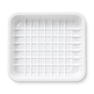 Disposable PET Fresh Food Tray Thickened Thermoformed Blister Box for Fruit Meat Vegetable Supermarket Pet Container for Food