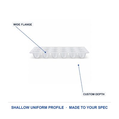 Transparent Blister Packaging Box for Chocolate With Plastic Inner Tray Food Container Custom Pet Container for Food