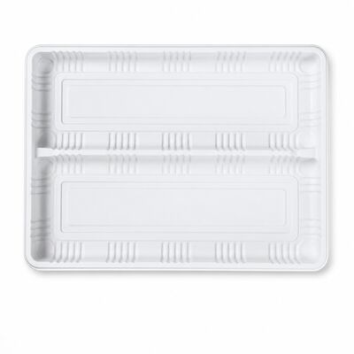 Disposable PET Fresh Food Tray Thickened Thermoformed Blister Box for Fruit Meat Vegetable Supermarket Pet Container for Food