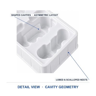 Small Plastic Box Insert for Beauty Personal Care Products Blister Inner Tray Custom Cosmetics Packaging Manufacturer