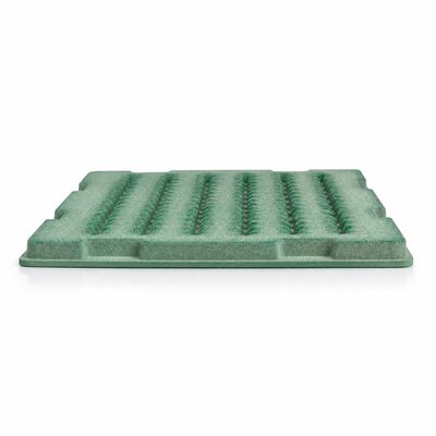 Custom Green Flocked Board for Electronic Components Packaging Protection Polystyrene Sheet Wholesale and Factory Use
