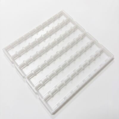 Natural PP Anti Static Blister Tray ESD Plastic Turnover Tray for Electronic Components Parts Packaging