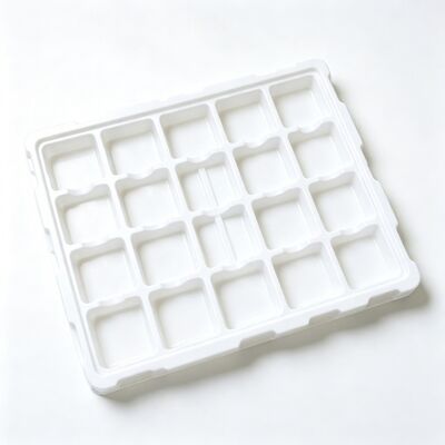 White Blister Tray PS  Scratch Resistant Shock Absorption Industrial Turnover Packaging Tray