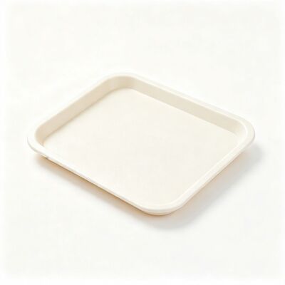 Canteen Hotel Rectangular Plastic Serving Tray Non Slip Thick Catering Shop Food Serving Storage Tray