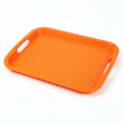 Chain Catering Commercial Plastic Tray Anti Slip Drop Proof Fast Food Shop Canteen Food Serving Turnover Tray