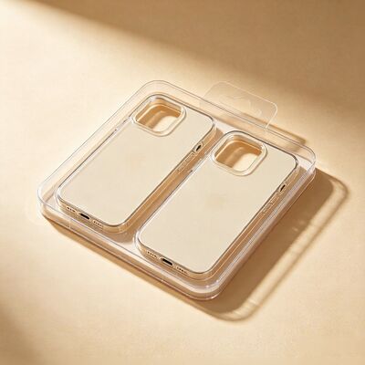 Foldable Clear PET/PP Blister Pack Box Phone Case Hang Tab Clamshell Packaging with Custom Logo Custom Size Gift Box