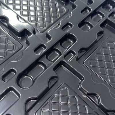 Custom Molded PET Turnover Tray For Sensor Components Packaging ESD Anti Static Blister Tray