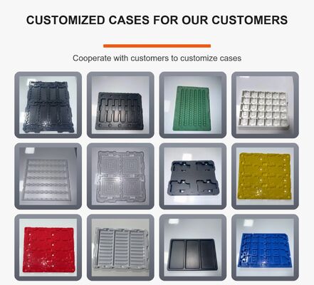Recyclable Conductive Anti-Static Custom Blister Packaging Tray, Suitable for Consumer Electronic Products
