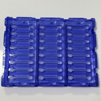 0.6mm Coated Clear PET Blister Tray Source Factory Custom Insert Tray for Precision Consumer Electronic Components Packaging ODM