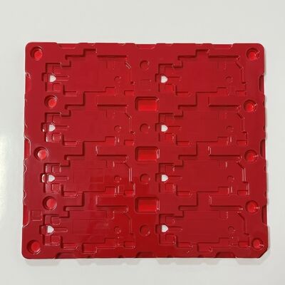 Opaque Yellow Anti Scratch PET Blister Insert Tray Factory Custom for Chip Mainboard Semiconductor Consumer Electronics