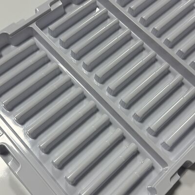 PET Tray 0.8mm Thickness Plastic Blister Tray for Electronic Components Custom Made Containers