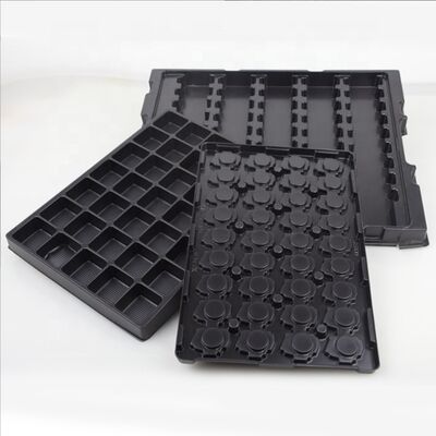 Custom Thermoformed Blister Insert Tray PET ABS PP PC Anti-Static Electronic Precision Parts Storage Customizable Embossed