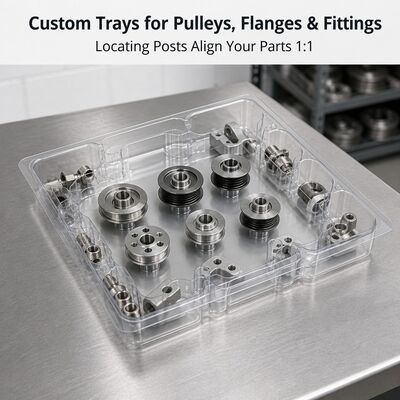 PET Packaging Tray for Car Spare Parts Garage Workshop Tools Organizing Box Vacuum Formed Plastic Insert Wholesale