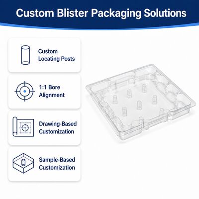 PET Packaging Tray for Car Spare Parts Garage Workshop Tools Organizing Box Vacuum Formed Plastic Insert Wholesale