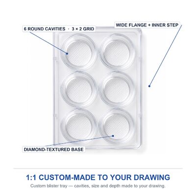 Custom Blister Packaging Plastic Box With PET Liner for Hardware Transparent Tray Manufacturer Wholesale