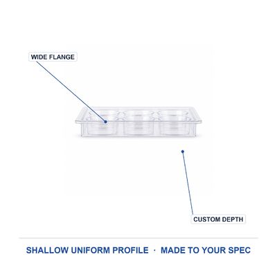 Custom Blister Packaging Plastic Box With PET Liner for Hardware Transparent Tray Manufacturer Wholesale