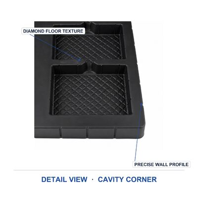 Custom Blister Packaging Plastic Box With PET Liner for Hardware Transparent Tray Custom Plastic Packaging Box