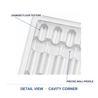 Custom Blister Packaging Plastic Box With PET Liner for Hardware Transparent Tray Custom Packaging Boxes Plastic