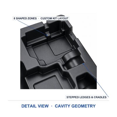 Plastic Box Blister Tray for Hardware Fitting Fasteners Storage Display Vacuum Forming Custom Packaging Wholesale Supply