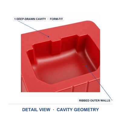 Plastic Box Blister Tray for Hardware Fitting Fasteners Storage Display Vacuum Forming Custom Packaging Wholesale Supply